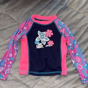 Aqua Sun Smart Rash Protective Shirt UPF 50 18-24 months baby girl